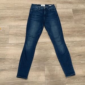 Frame Denim Jeans Le High Skinny High Waist Straight Leg Size 25